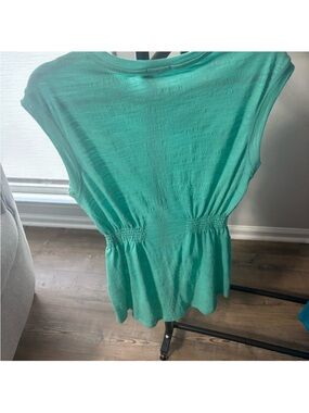 Z Supply Rowan Mint Green Sleeveless Peplum Dress